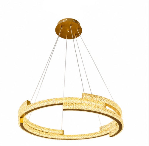 Luxury Crystal Halo Ring Chandelier