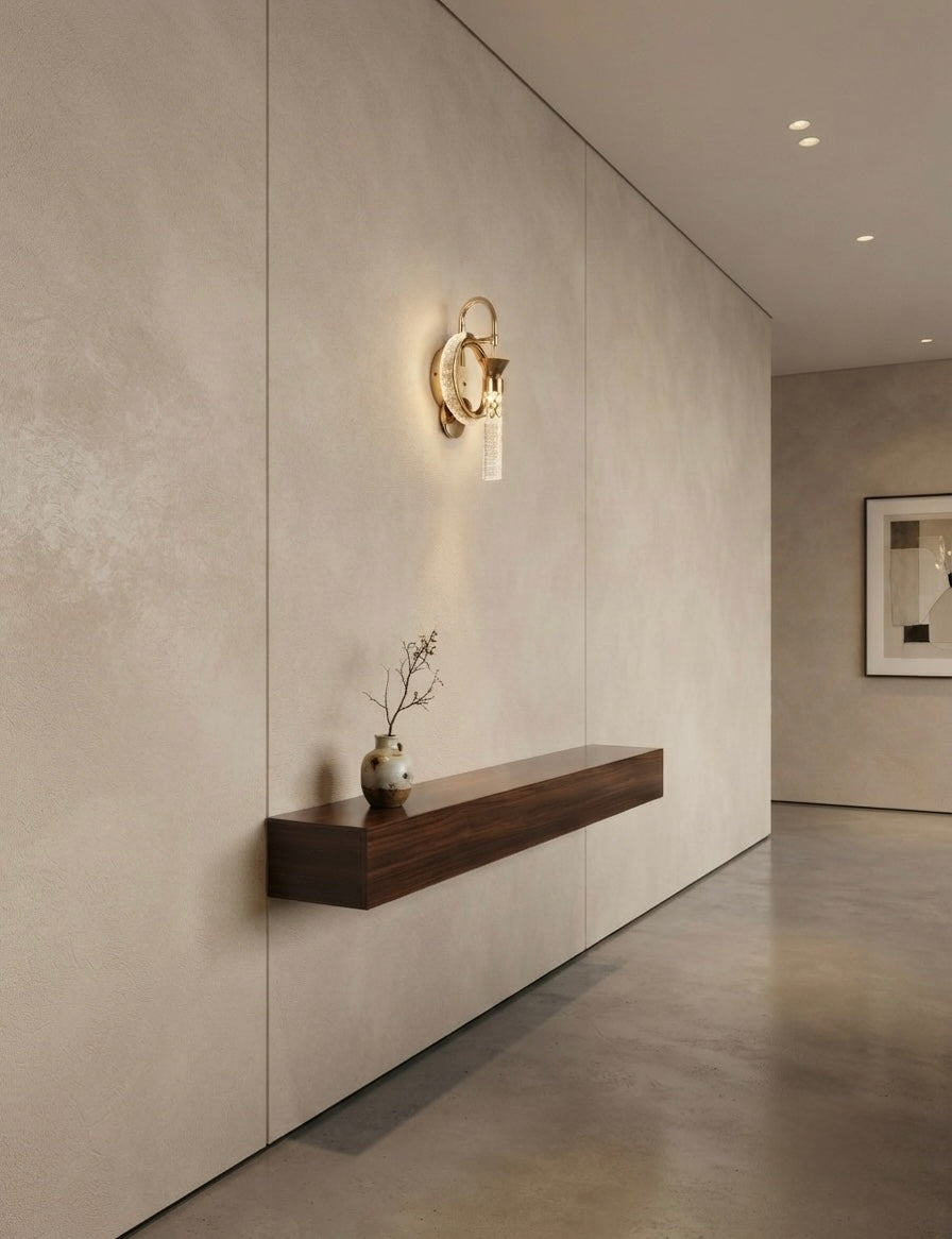 Prestigeillustration | Premium Collection
The Nebula Ribbon Sconce
An Avant-Garde Fusion of Cosmic Radiance and Modern Form