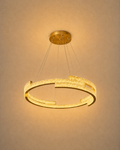 Luxury Crystal Halo Ring Chandelier