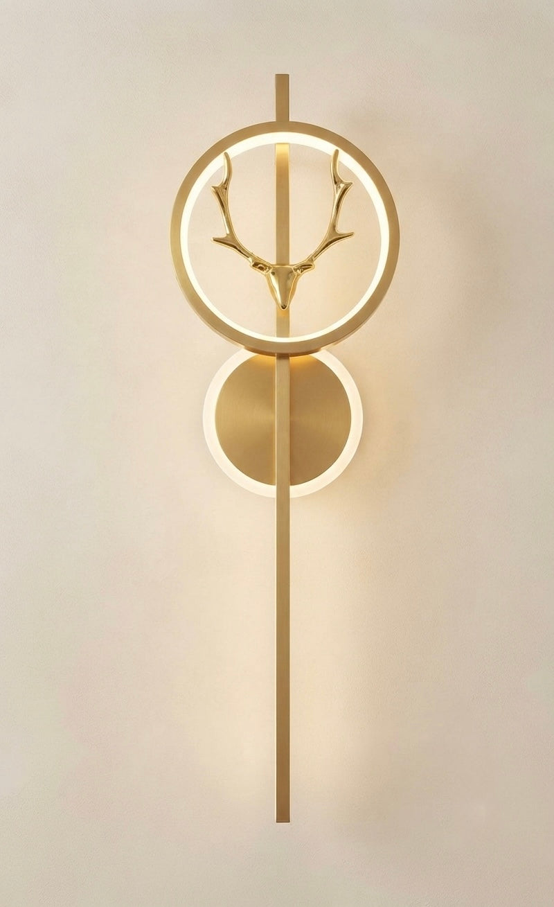 The Aurelia Stag LED Wall Sconce – Modern Minimalist Nordic Accent Light