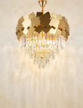 Prestige Cascade Gold & Crystal Chandelier