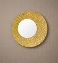 Golden Geometric Wall Light