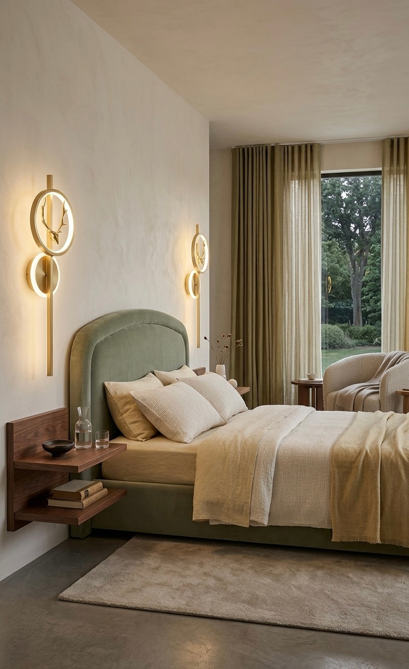 The Aurelia Stag LED Wall Sconce – Modern Minimalist Nordic Accent Light