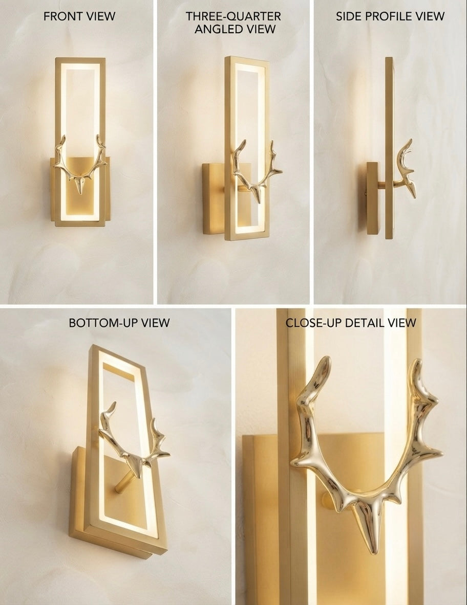 Prestigeillustration | Premium Collection
The Linear Antler LED Wall Sconce