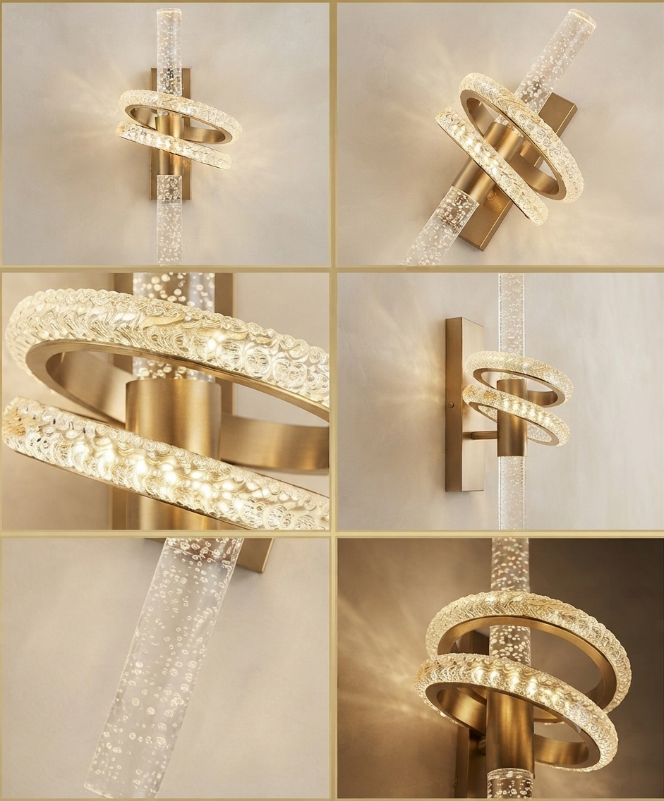 Prestigeillustration | Premium Collection
The Nebula Ribbon Sconce
An Avant-Garde Fusion of Cosmic Radiance and Modern Form